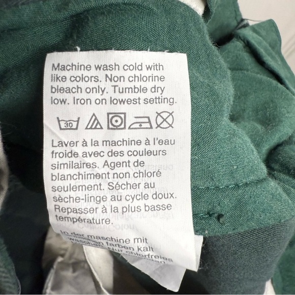 J Crew Flex Slim Cut Mens Pants Hunter Green Size 30 Waist 32 Length GUac - Picture 6 of 6